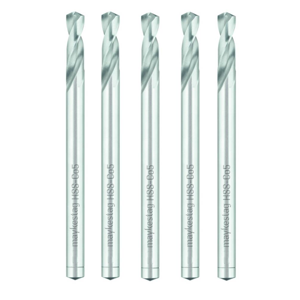 Lot de 5 forets hélicoïdaux HSS cobalt · Ø 8 mm — photo de l’offre ManoMano