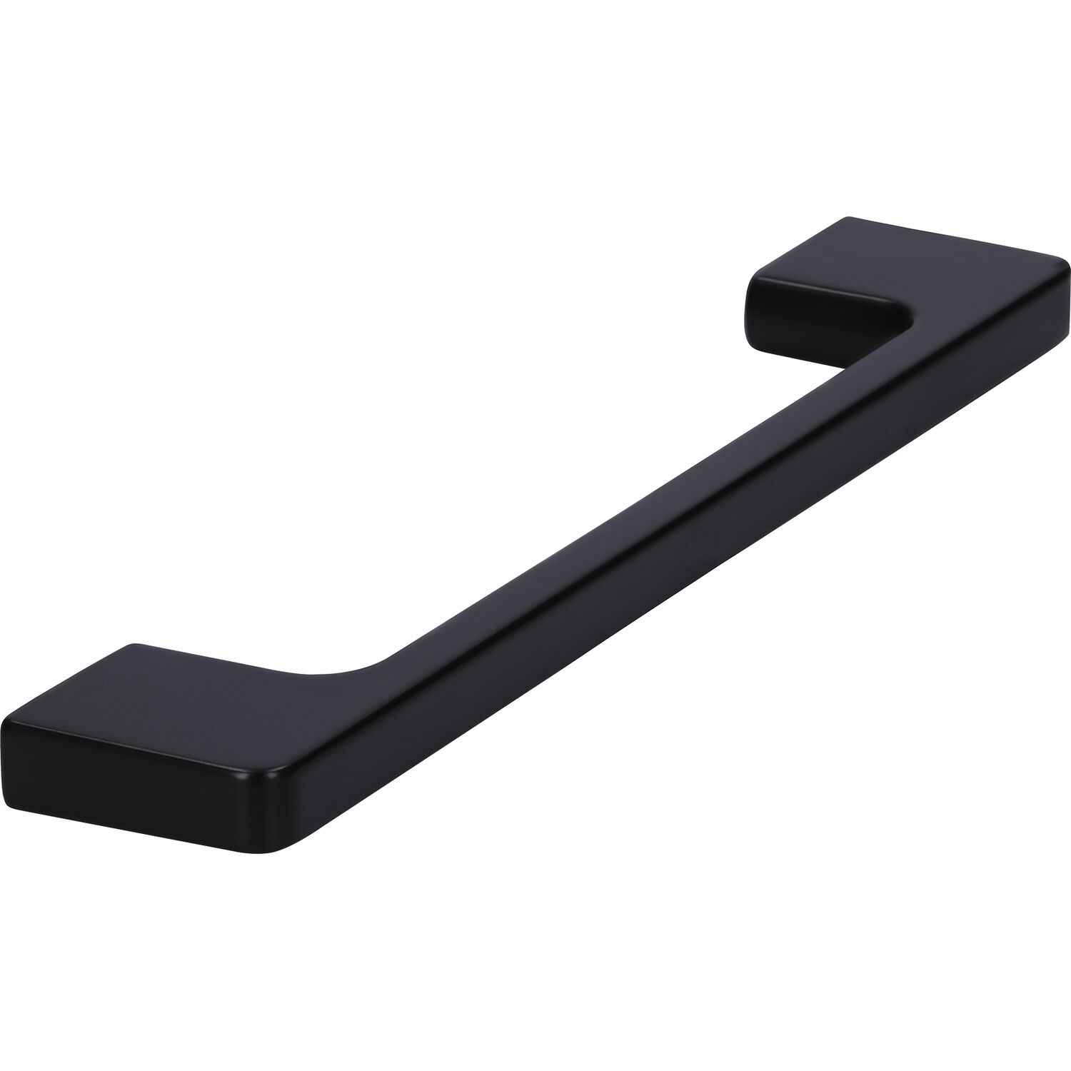 Siro Schwarz Nestor Möbelgriff Aus Zinkdruckguss, Matt, 160 Mm Lochabstand