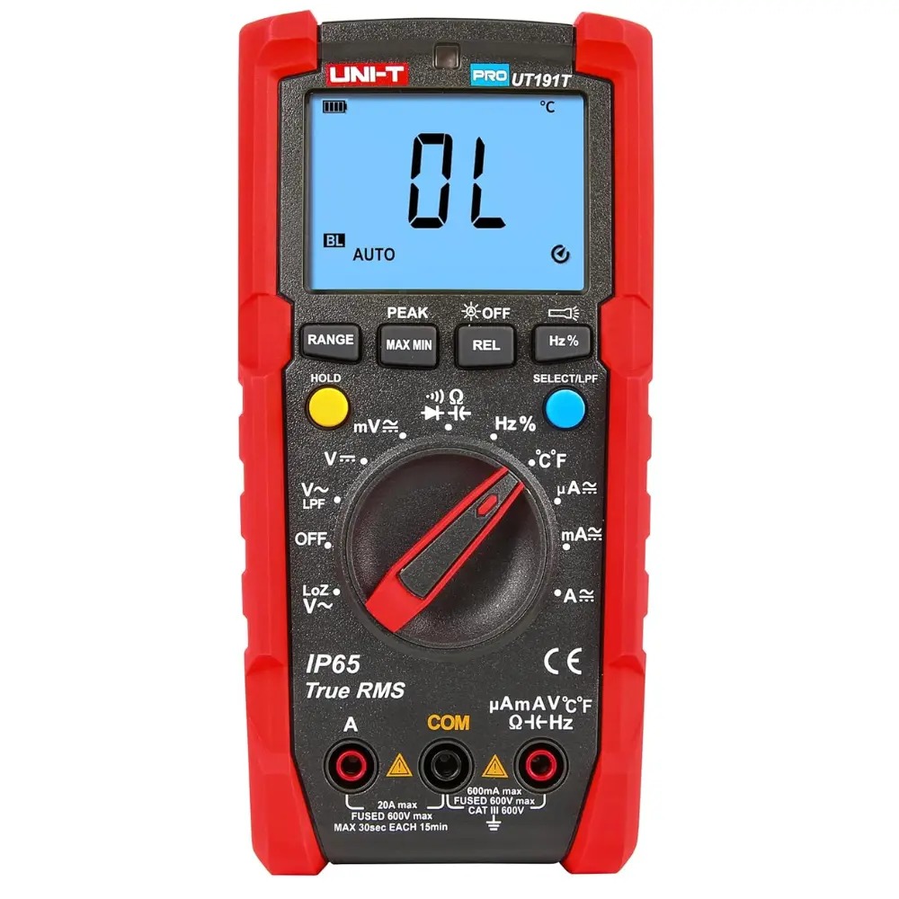 Uni-T Grau Multimeter, Universalmessgerät Ut191e Pro (Hand-Multimeter) - Bild 5