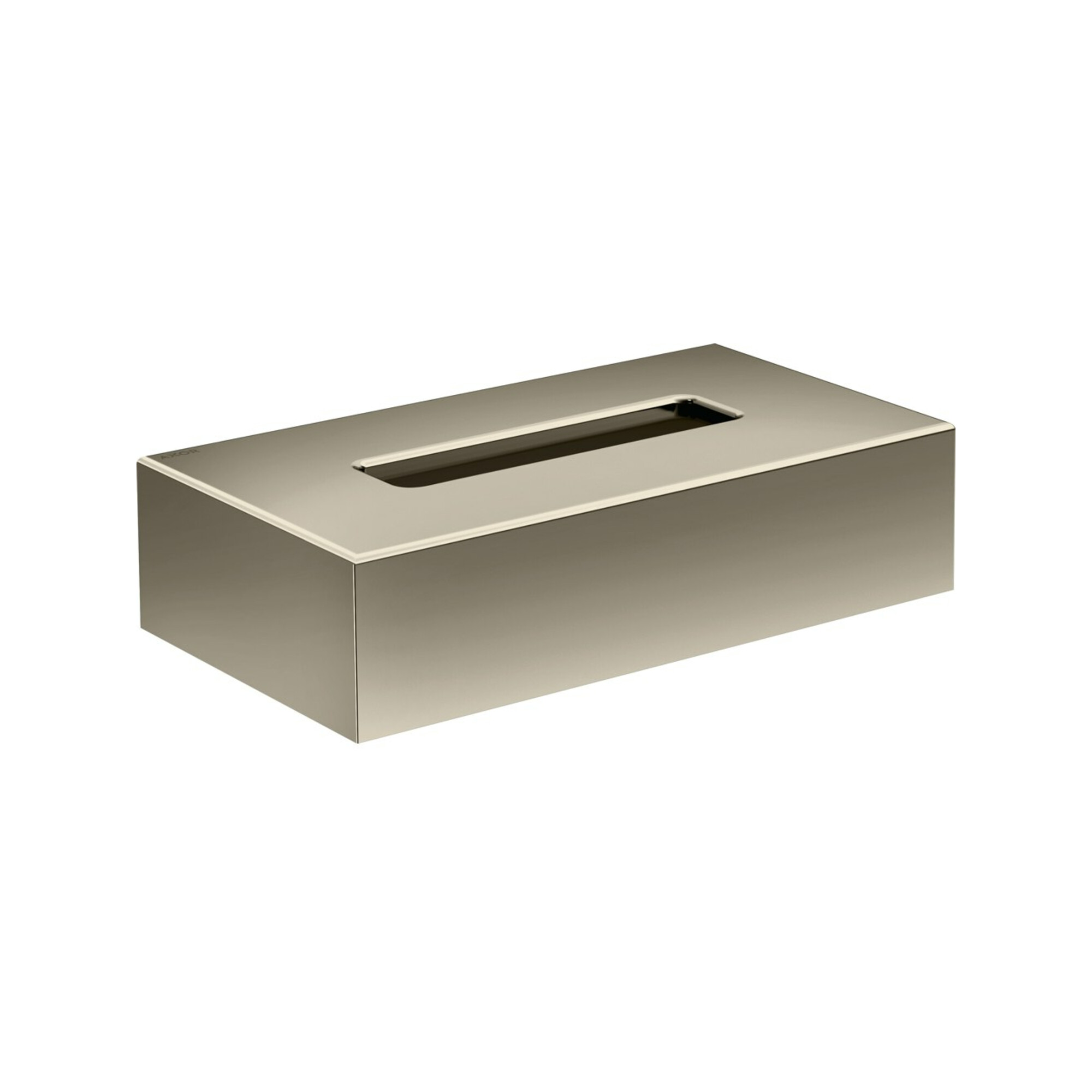 Hansgrohe Silber Badaufbewahrung, Kosmetiktuchbox Axor Universal Circular Polished Nickel - Image 3
