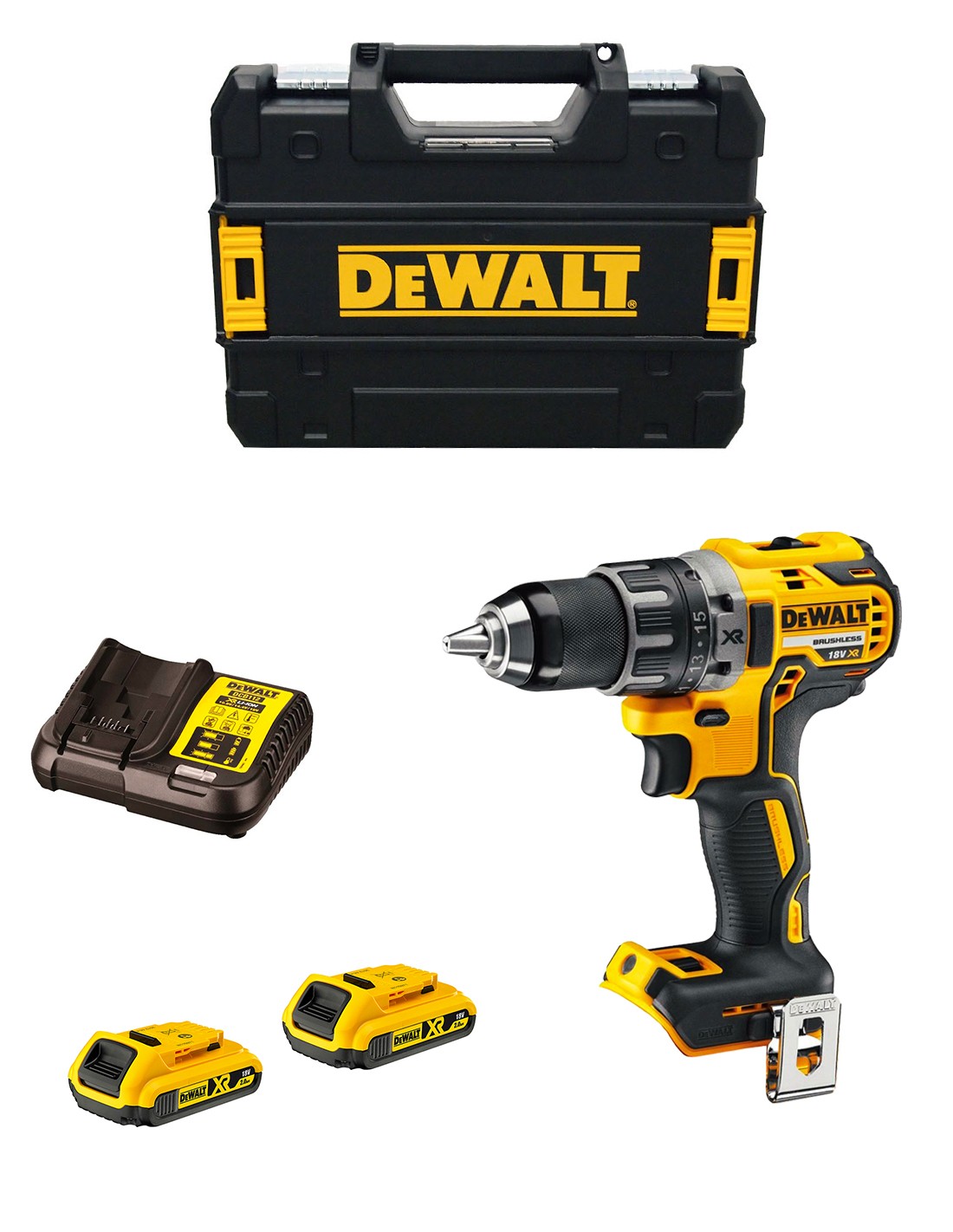 Dewalt 18V XR Bohrschrauber 2x18 V20 Ah - Bild 6