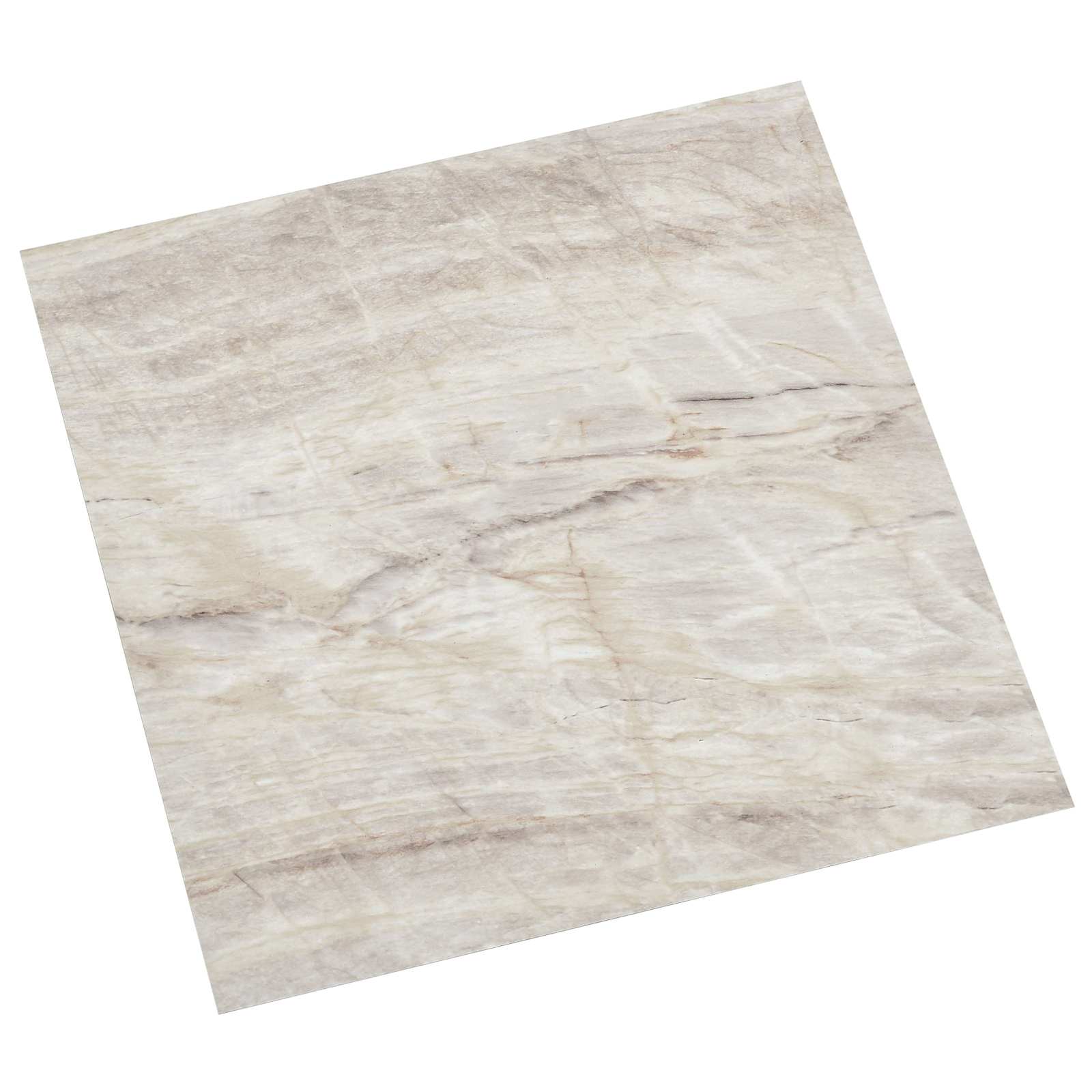 Self-adhesive Flooring Planks 30.5 X 30.5 Cm 20 Pcs Pvc Beige Vidaxl
