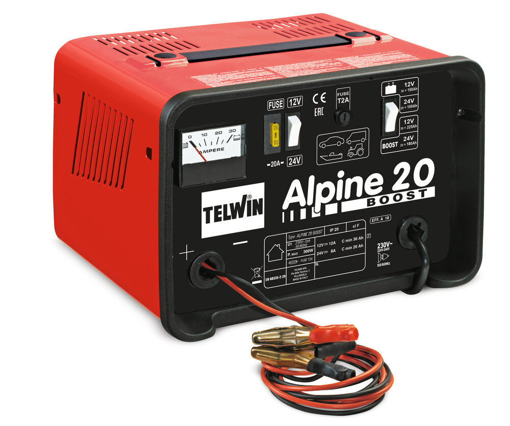 Telwin 807546 Alpine 20 Wet 12/24V 300W Autobatterieladegerät