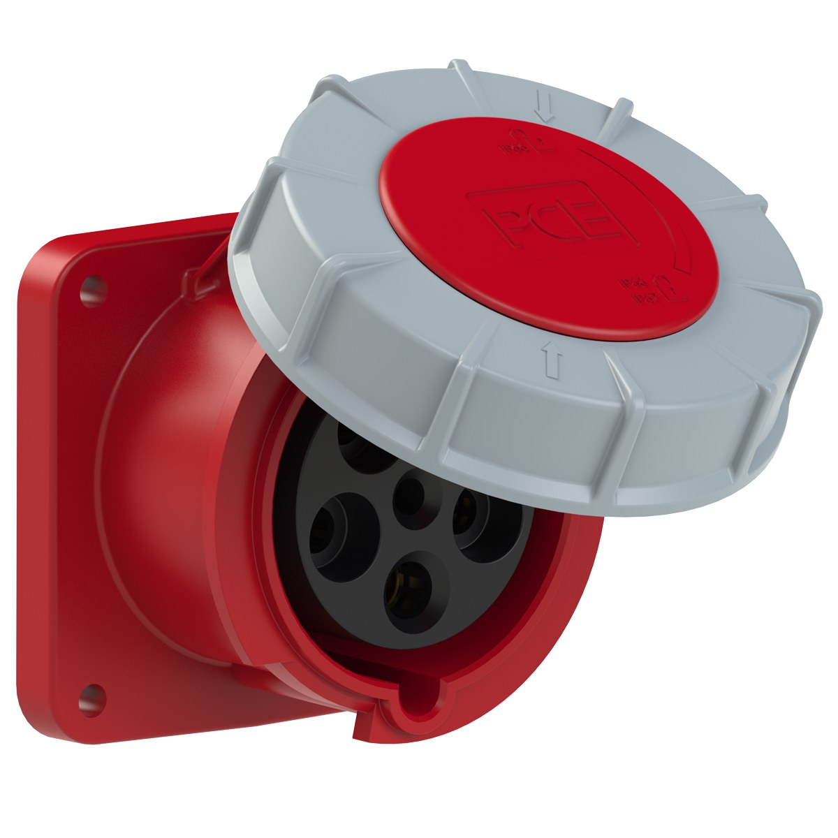 Pce Rot Power Twist 335-6 Cee Anbaudose 63 A 5Polig 400 V 1 St.