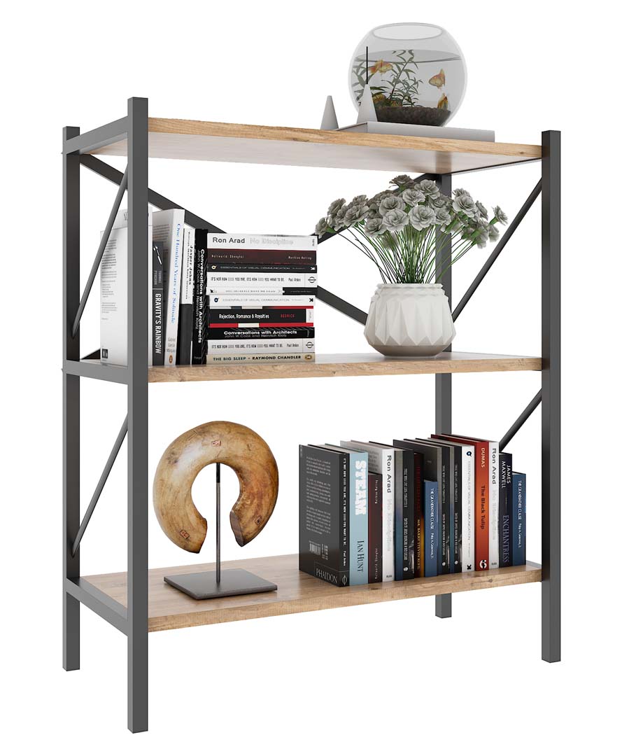 Hêtre D'Étagère En Métal Insasi 2x 85x66x34 - Vcm
