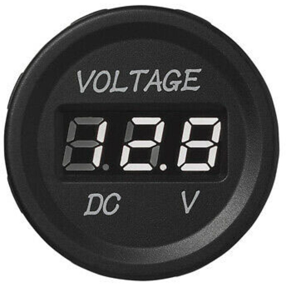 Proplus , Autobatterie Zubehör, Einbau-Voltmeter Digital 6-30V - Bild 3