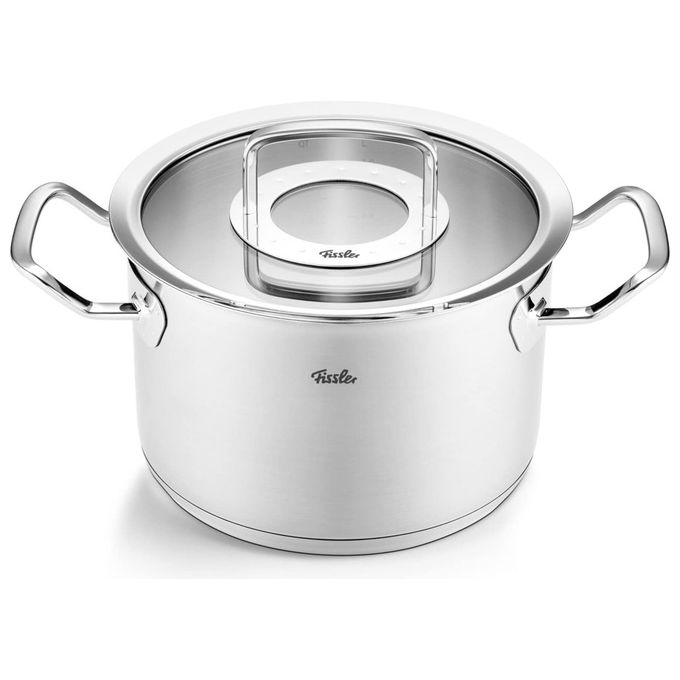 FISSLER Faitout avec couvercle PROFI-COLLECTION 20cm/4l Acier inoxydable/Mat argent