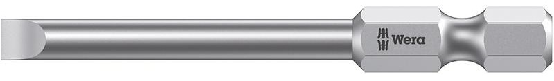 Wera Bit Zähhart 1/4 Din 3126 E6,3 Schlitz 5,5X0,8X50mm
