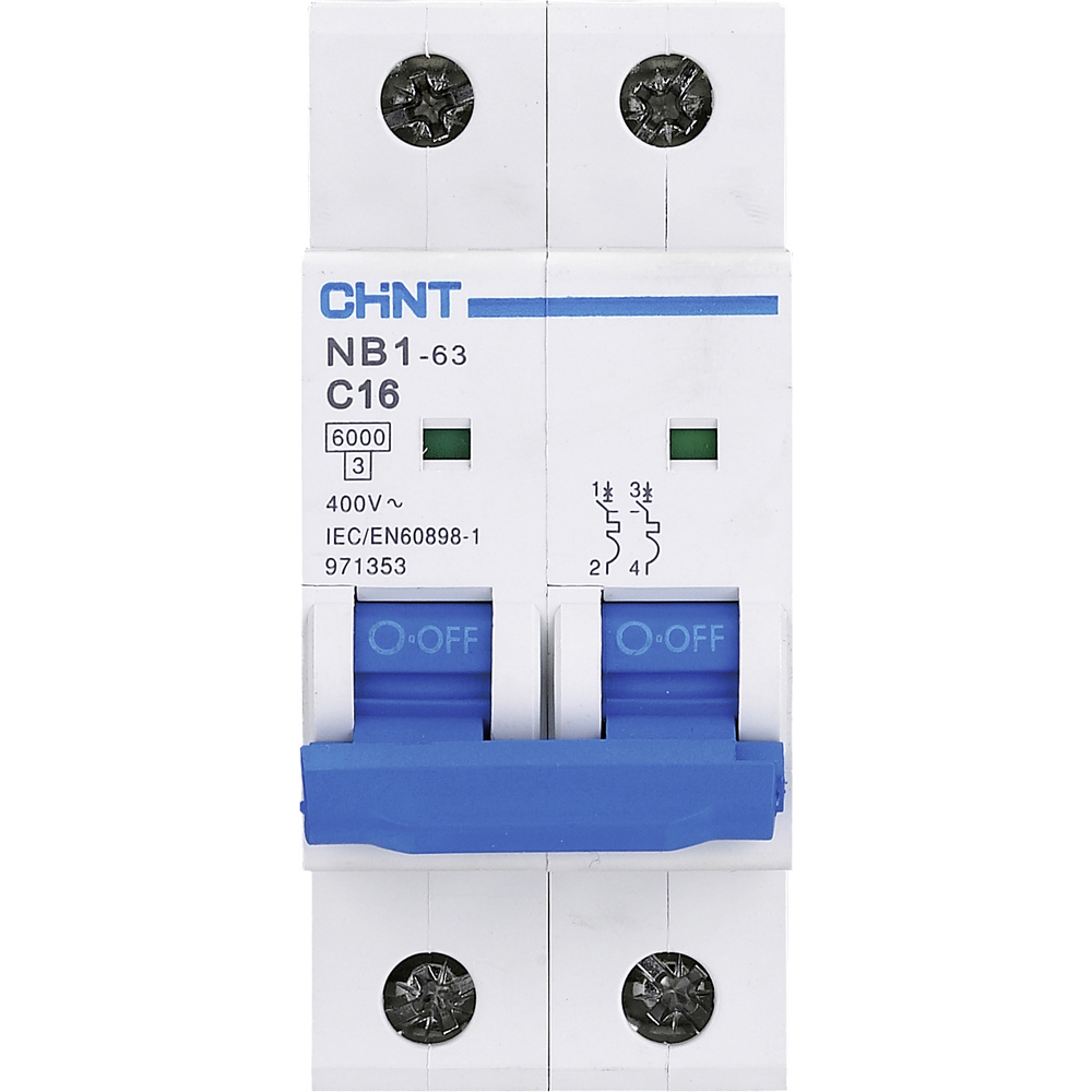 Chint 179658 Nb1l Leitungsschutzschalter 2Polig 16 A