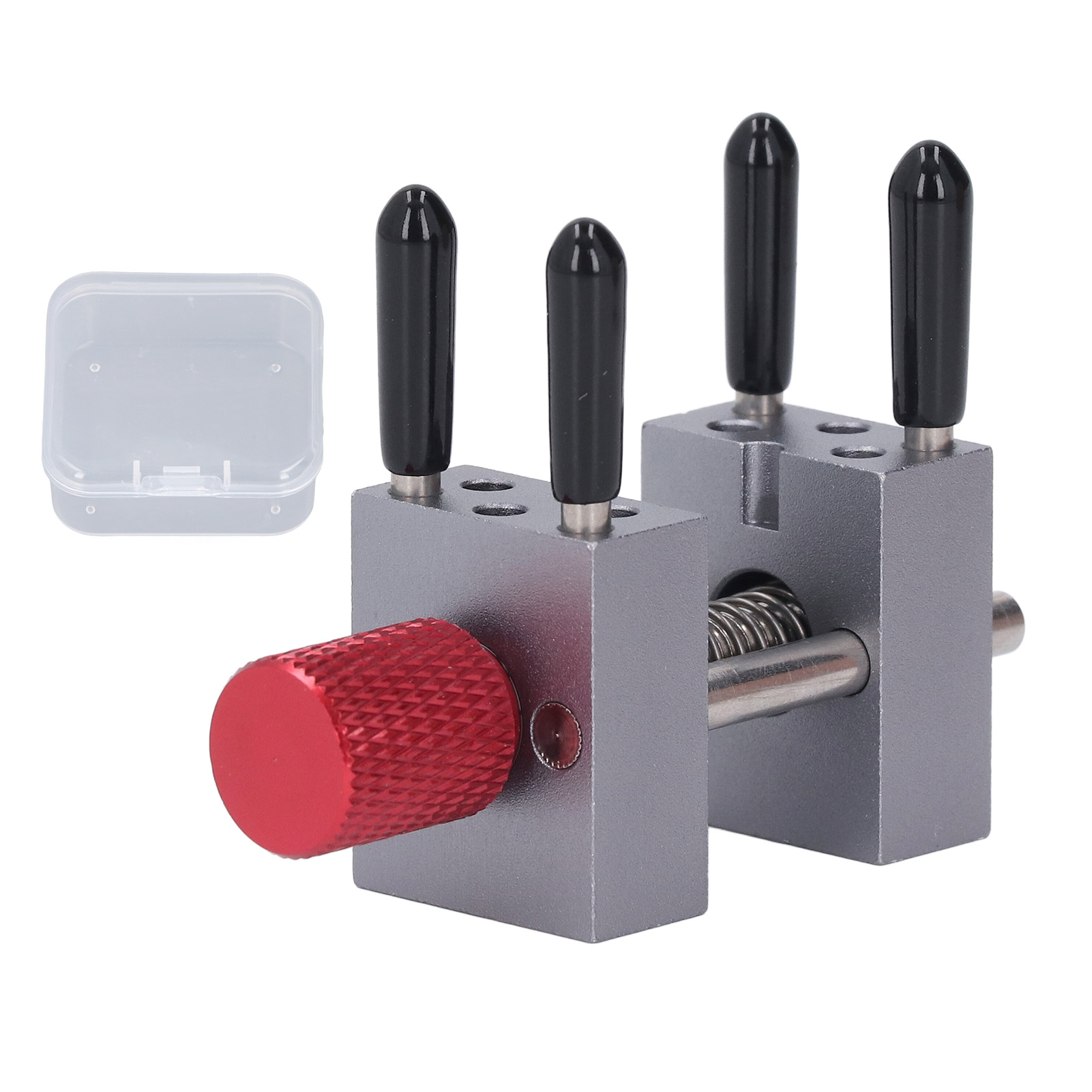 Mini étau réglable pour modélisme et artisanat, serrage max 3 cm, 4 tiges de fixation