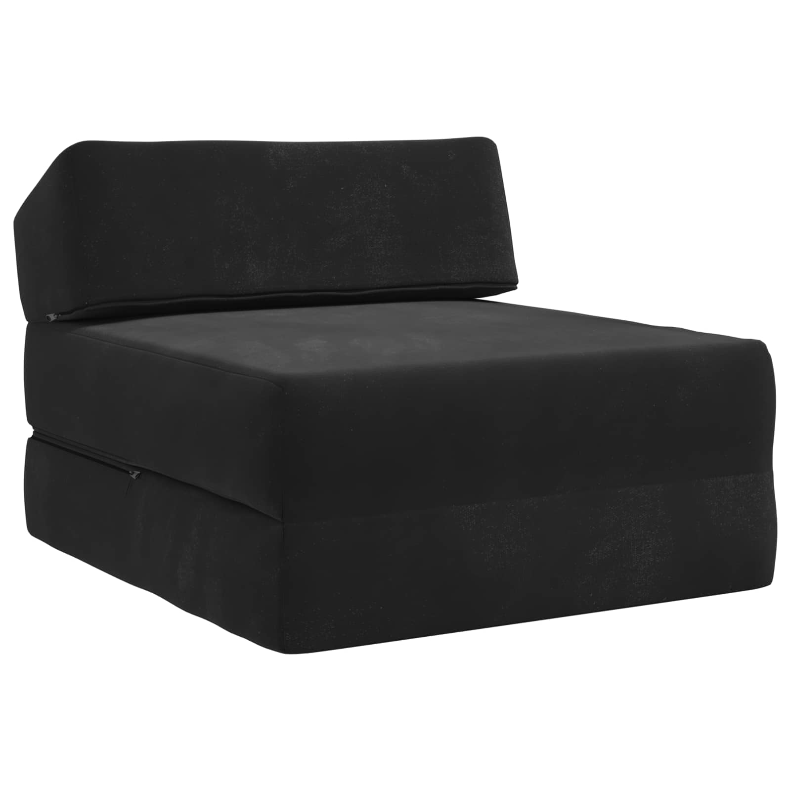 Foldable Sofa Bed Black 60 X 70 X 41 Cm Fabric Vidaxl
