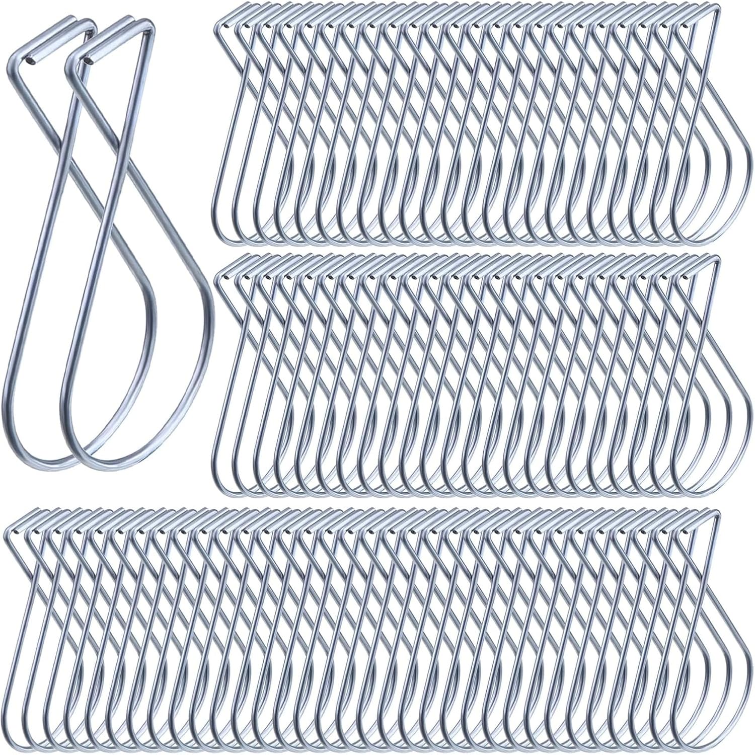 Crochets de plafond à ressort en forme de 8, 5 kg, pour faux-plafond et plafond en treillis, lot de 30