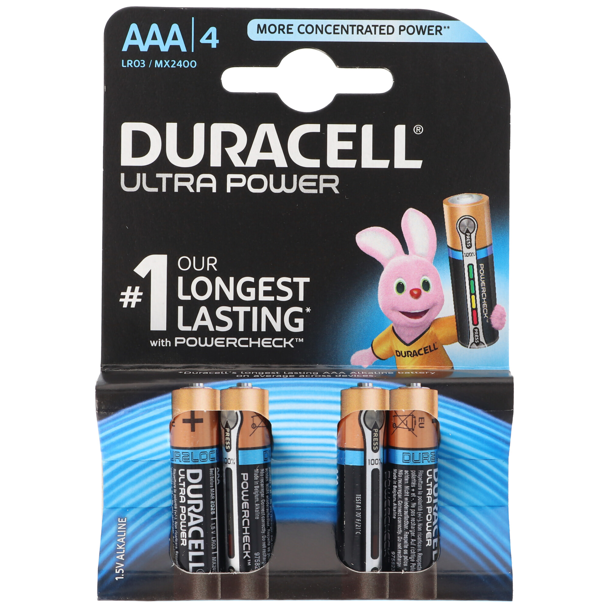 Duracell Ultra (4 Stk., AAA, 1100 mAh), Batterien + Akkus - Bild 4
