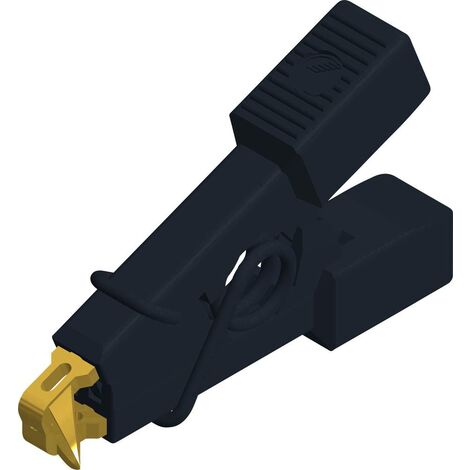 Sks Hirschmann Schwarz Hirschmann Test & Measurement Micro-Smd Clip 1 Krokodilklemme Steckanschluss 0.64 Mm Ohne Messkatego