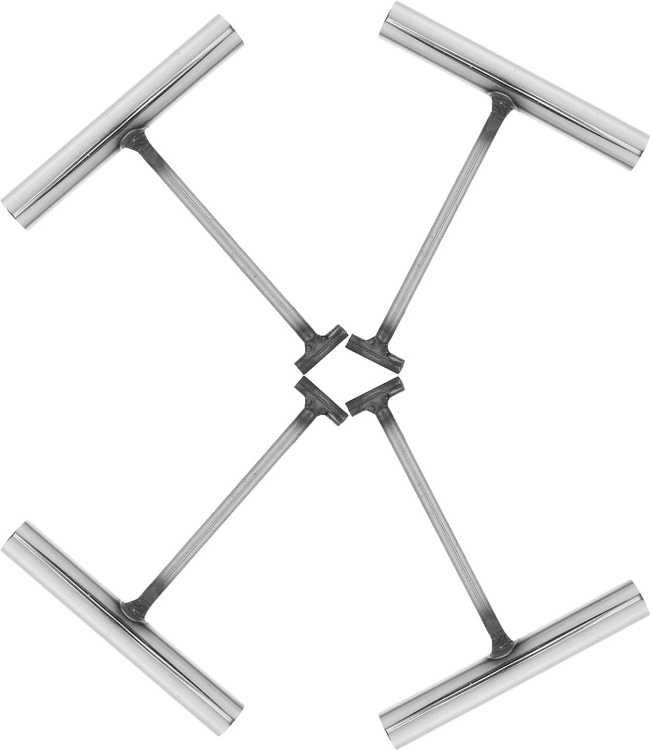 Crochet de levage pour regard d'égout en acier inoxydable, forme T, 17 cm, lot de 4
