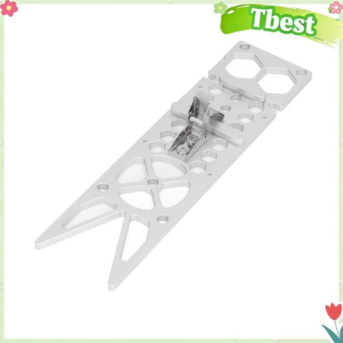 Guide d'angle droit 90° pour rail de scie circulaire, alliage d'aluminium et acier inoxydable, compatible Triton