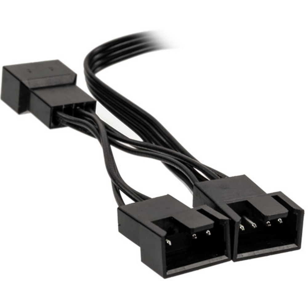 Kolink Schwarz Pc-Lüfter Y-Kabel [1X Pc-Lüfter Buchse 4Pol. - 3X Pc-Lüfter Buchse 4Pol.] 0.35 M