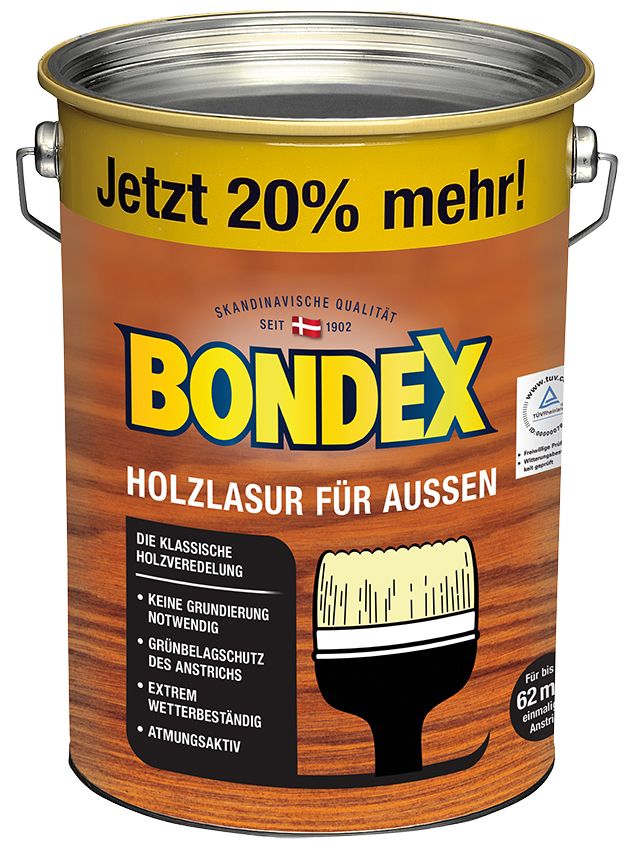 Bondex Holzlasur Für Außen 4,8 L oregon pine - Image 2