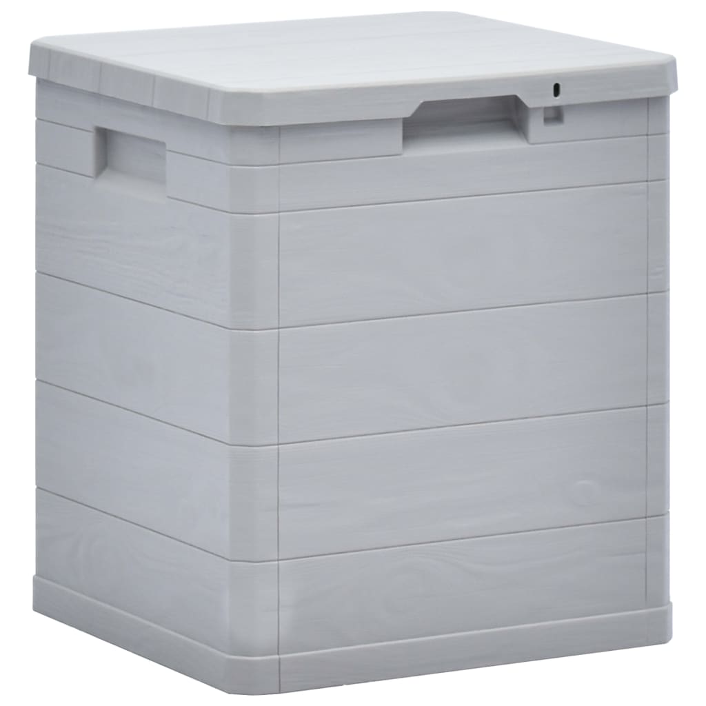 Garten-aufbewahrungsbox 90 L Hellgrau - Vidaxl
