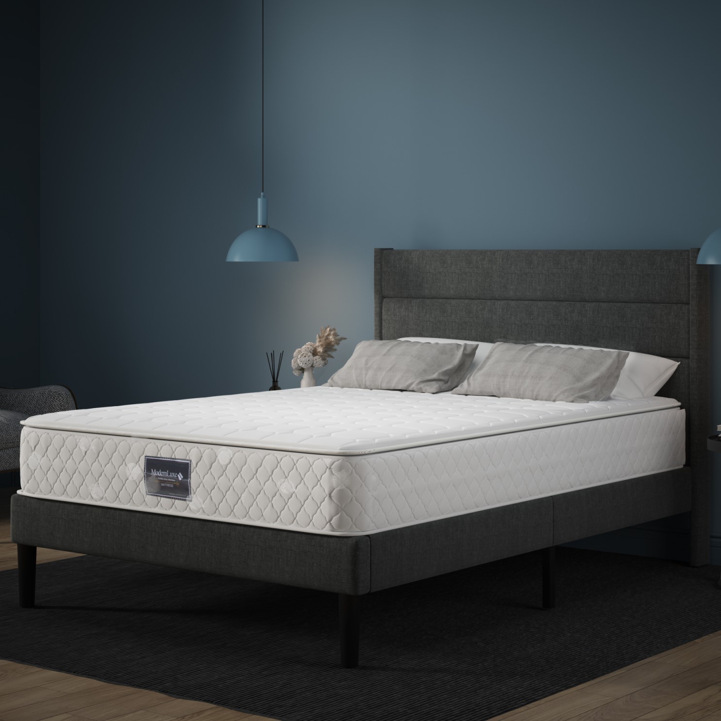 Matelas À Ressorts 90x200 Cm
