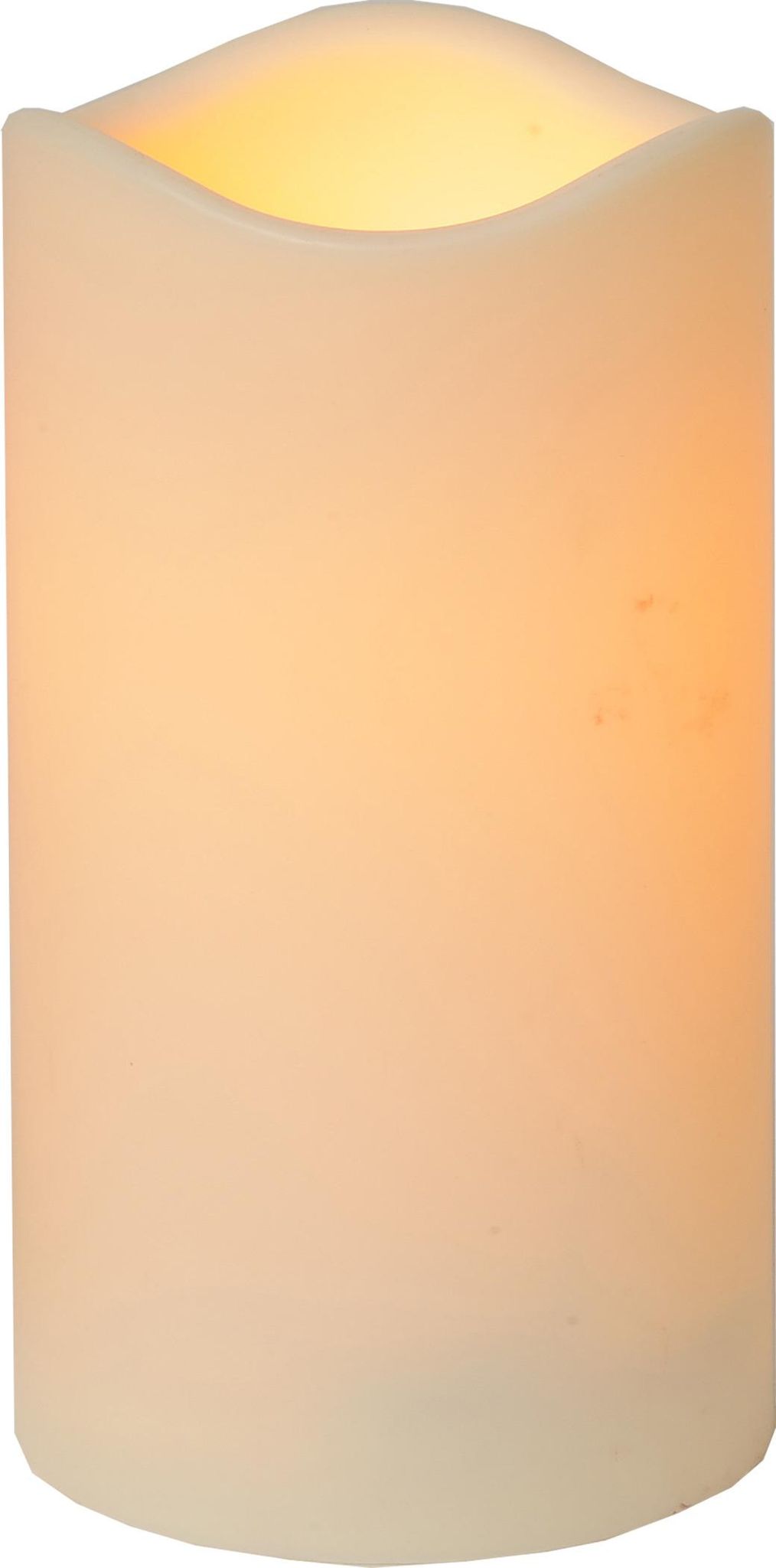 Startrading Led Stumpenkerze Paul - Flackernde Led - H: 15Cm - Batteriebetrieb - Timer - Für Außen - Creme - Bild 4