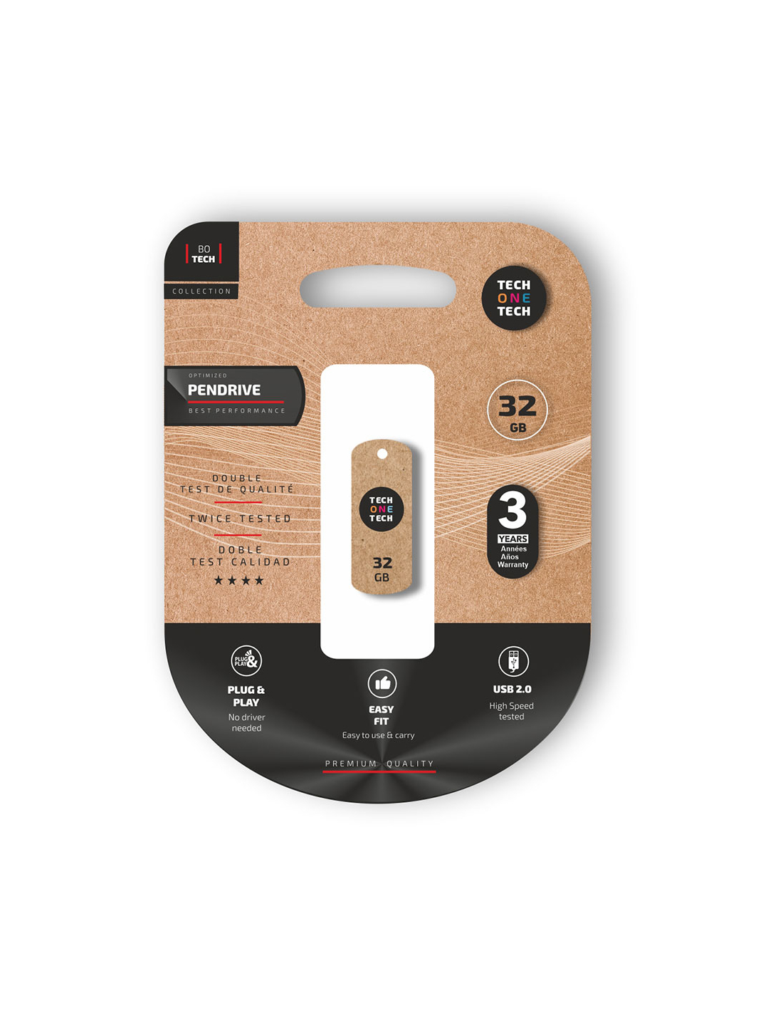 Tech-One-Tech Usb-Stick Tech One Tech Pro Smart Clip 32Gb Usb 2.0 Leicht Und Robust - Bild 4