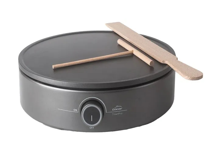 Lacor Schwarz Elektrische Crêpe-Maker Titanpro - Bild 3