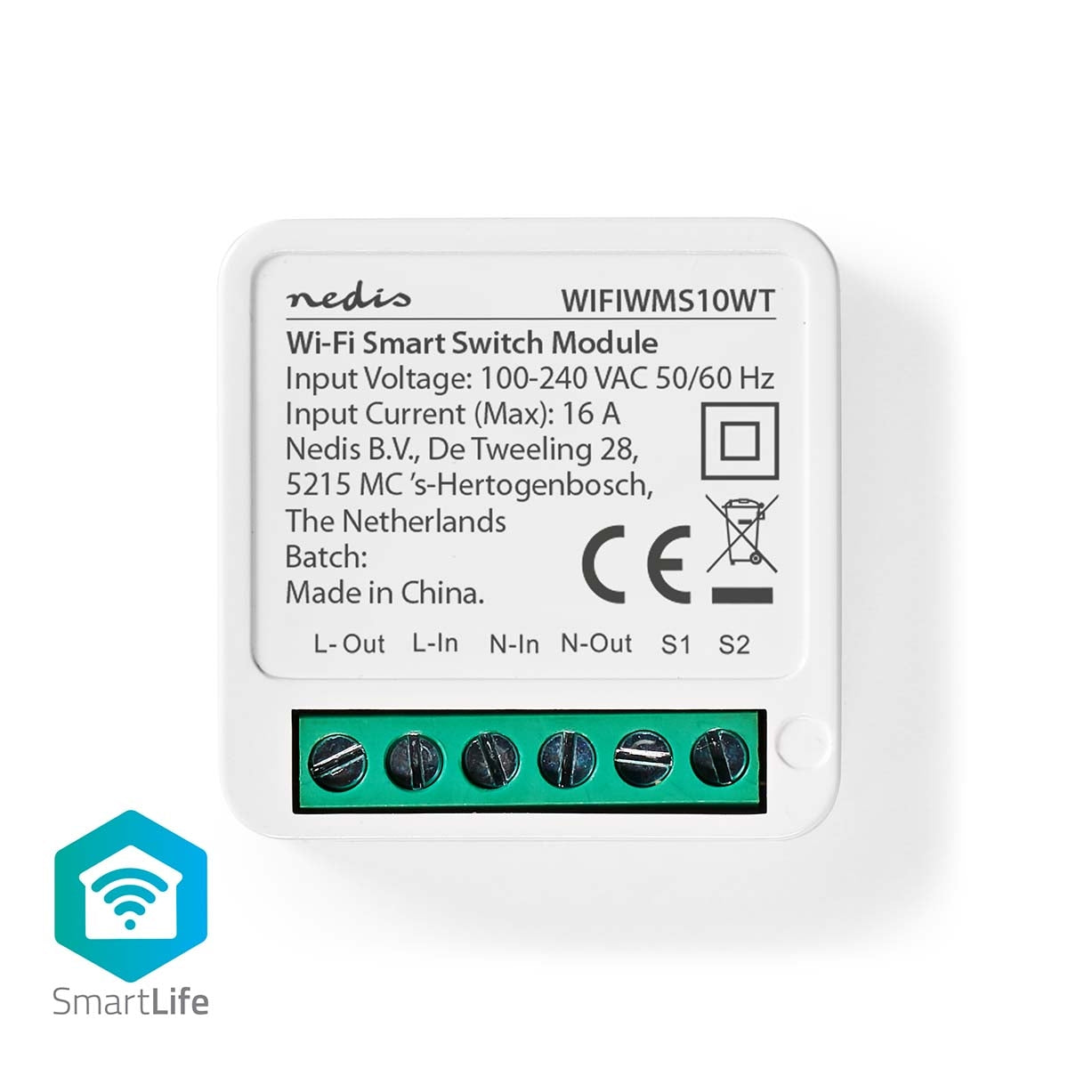 Nedis Weiß Smartlife Switch Wi Fi 3680 W Terminalanschluss App Verfugbar Fur Android Ios - Bild 9