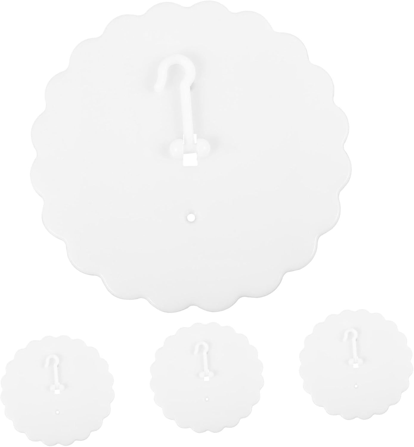 Crochets adhésifs pour lit et plafond, fixation rapide sans perçage, lot de 4