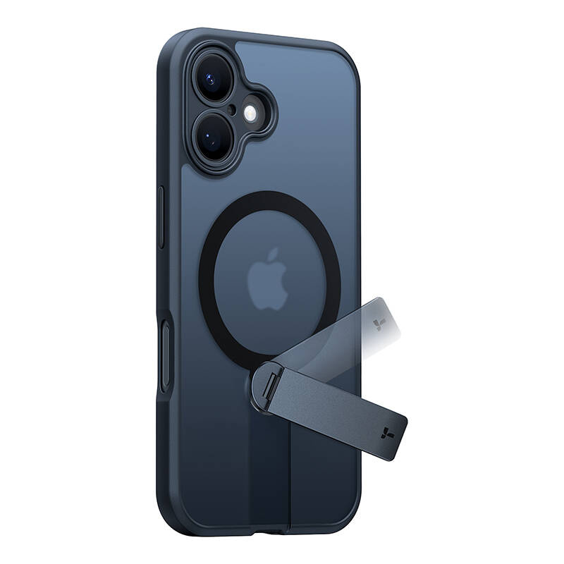 Torras Pstand Spin Case Für Iphone 16 (schwarz)