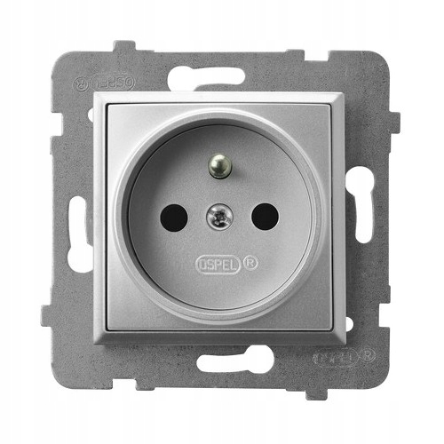 Ospel Aria Einzelsteckdose Mit/Ohne Silber Gp-1Uz/M/18