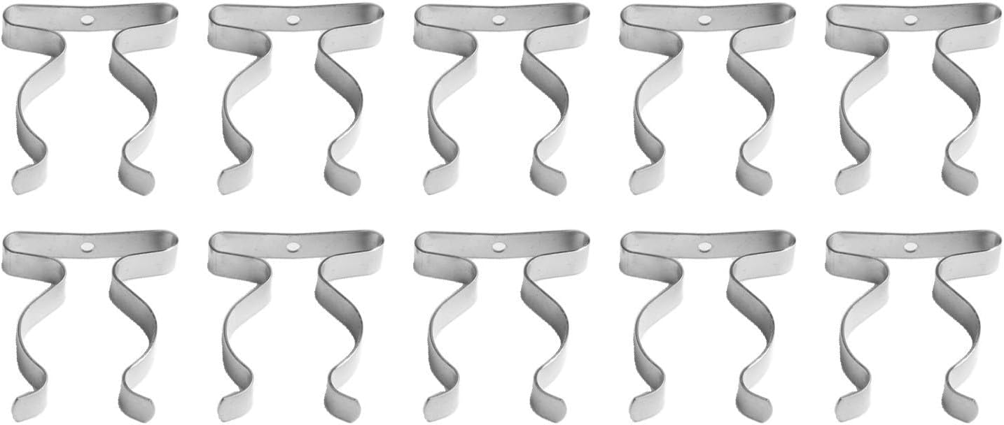 Pinces à ressort robustes pour rangement mural, outils et balais, lot de 10