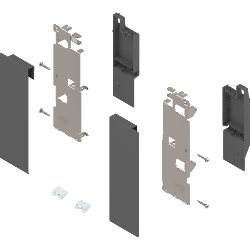 Blum Legrabox Free Fronthalter Höhe C Für Innenauszug Mit Reling Oriongrau - Image 2