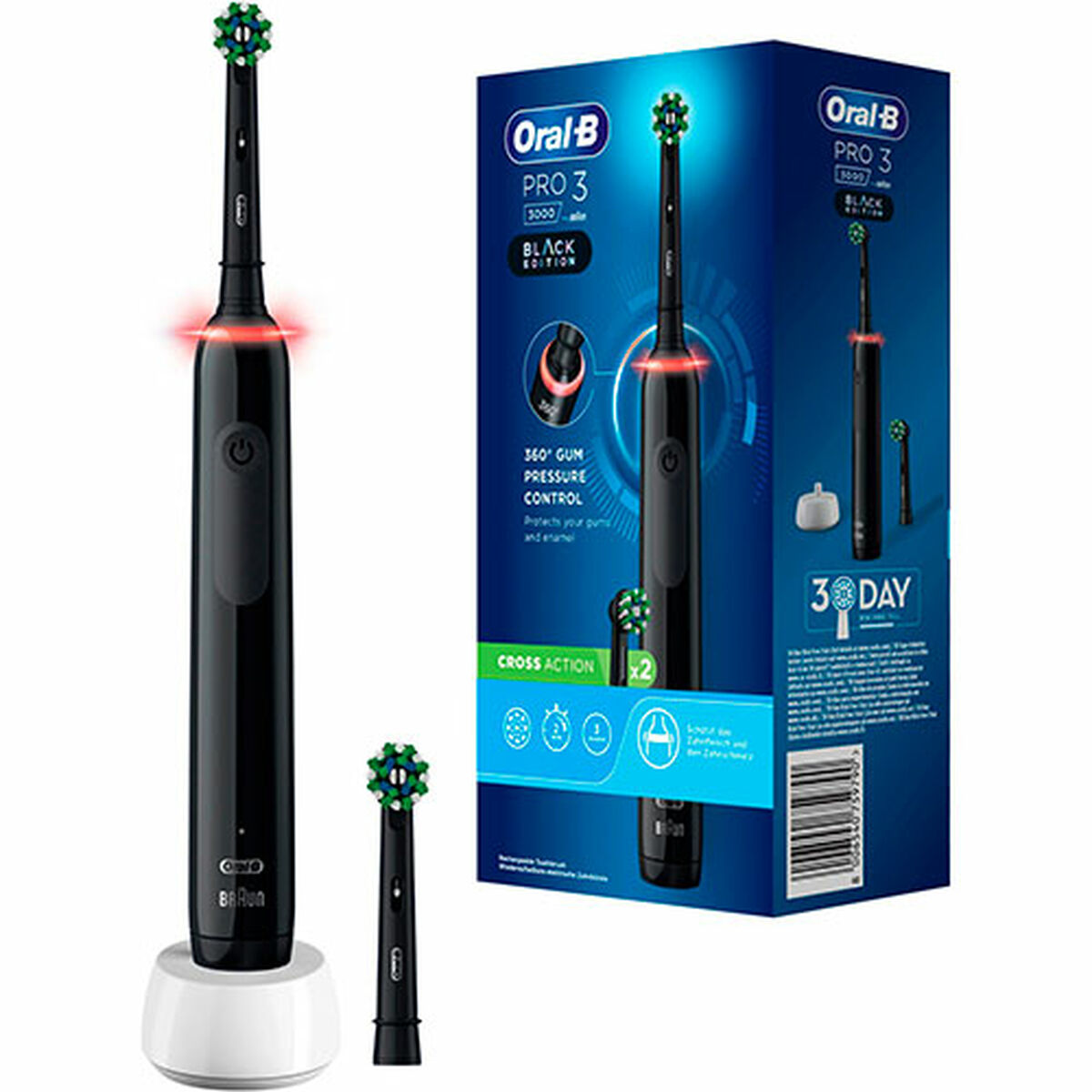 Oral-B Elektrische Zahnbürste Pro 3 3000 Black