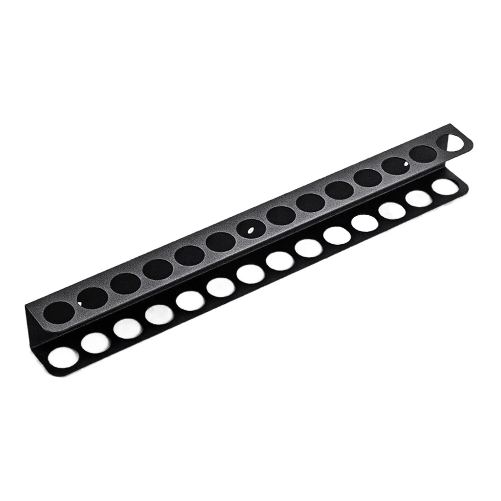Porte-outils mural en acier au carbone noir, 40,2 cm, pour pinces et tournevis