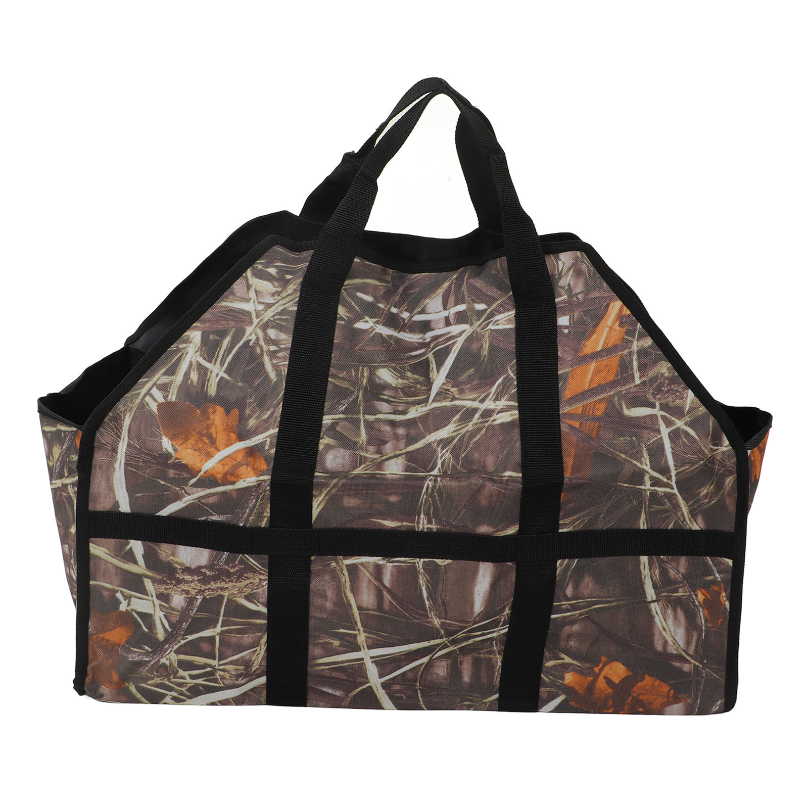 Sac à bûches en toile Oxford 600D camouflage, 70 kg, 45,5 x 61 x 29 cm