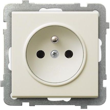 Ospel Sonata Einzelsteckdose Mit/Mit Ecru Gp-1Rz/M/27