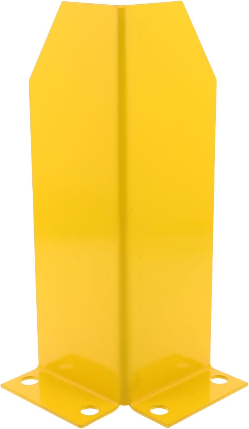Protection de montant d'étagère en acier, hauteur 30 cm, jaune, pour rayonnage à palettes