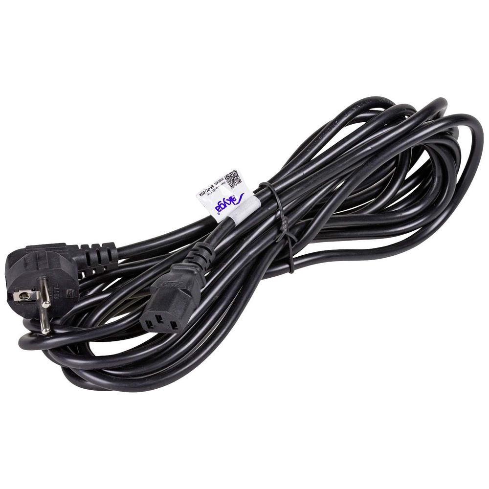 Akyga Schwarz Stromkabel Für Pc-Monitor Ak-Pc-05A Atx, 3-Polig, Iec C13 - Cee 7/7, 5 M