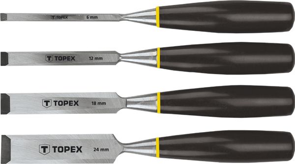Topex 4 Tlg. Stechbeitel 6-24Mm