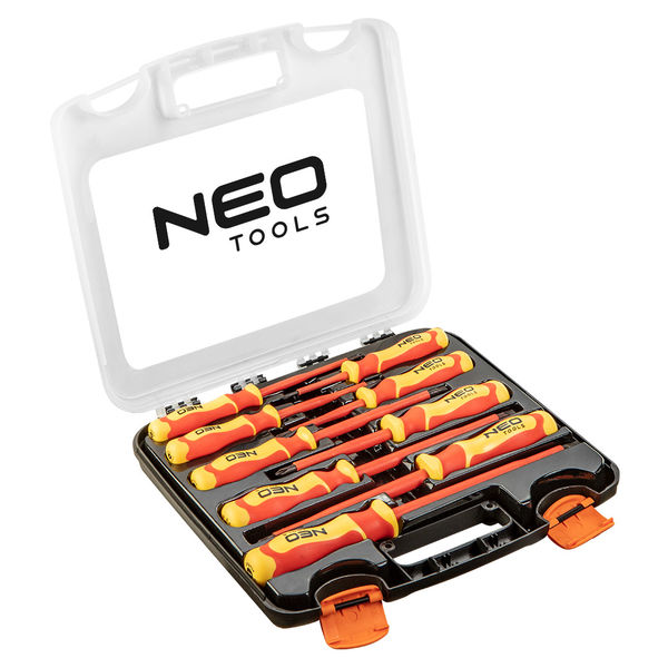 Neo 9-teiliges VDE Schraubendreherset: 0,6*3*100, 0,8*4*100, 1,0*5,5*125, 1,2*6,5*150, 1,6*8*175, PH0*3*60 mm, PH1*4,5*80 mm, PH2*6*100 - Bild 6