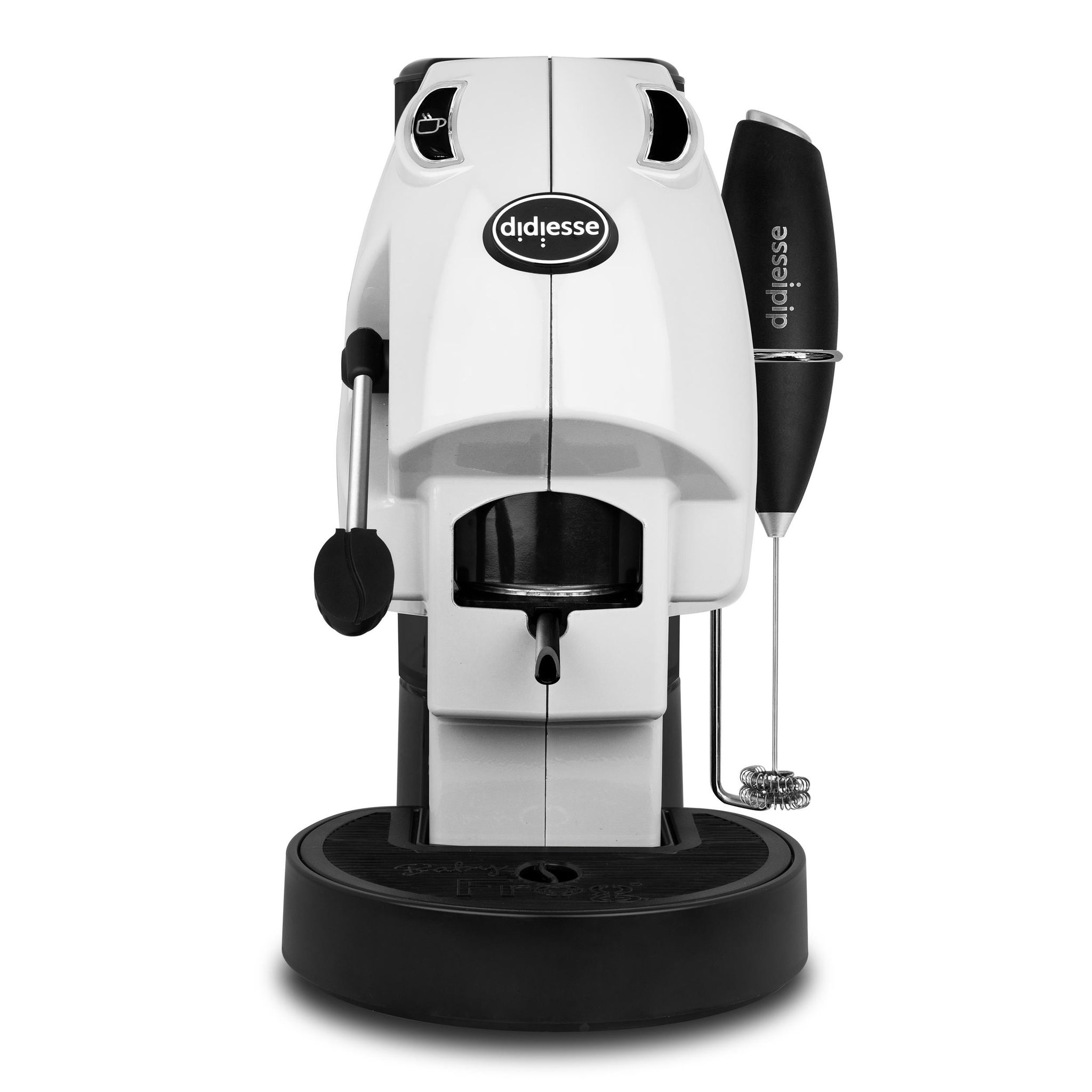 Didiesse - Baby Frog Macchina Caffè A Cialde Ese Bianco 450w Serbatoio 1.5 Litri