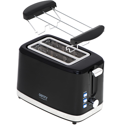 Fabrilamp Schwarz Camry Cr 3218 Toaster Leistung 750 W Anzahl Der Schlitze 2 Gehäusematerial Kunststoff - Bild 3