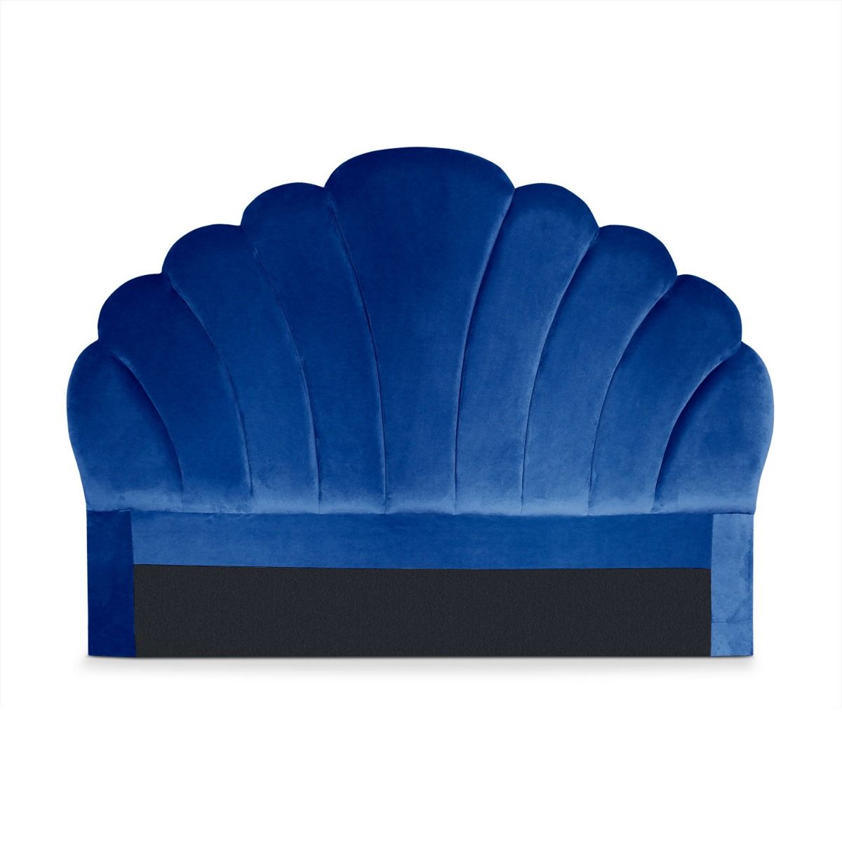 Cotecosy – Tête De Lit Mermaid 140 Cm – Velours Bleu Doux – Dimensions