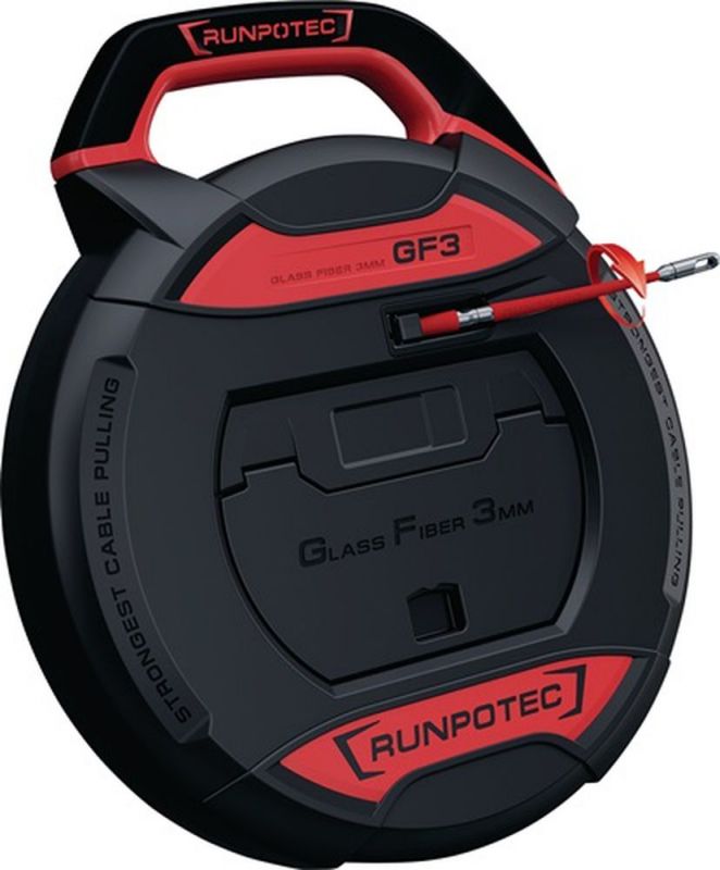 Runpotec Schwarz Kabeleinziehsystem Gf3 Mit Meterzähler Für Rohr-Ø 10-50 Mm - Länge 20 M ** 1M/11,52 Eur - Image 5