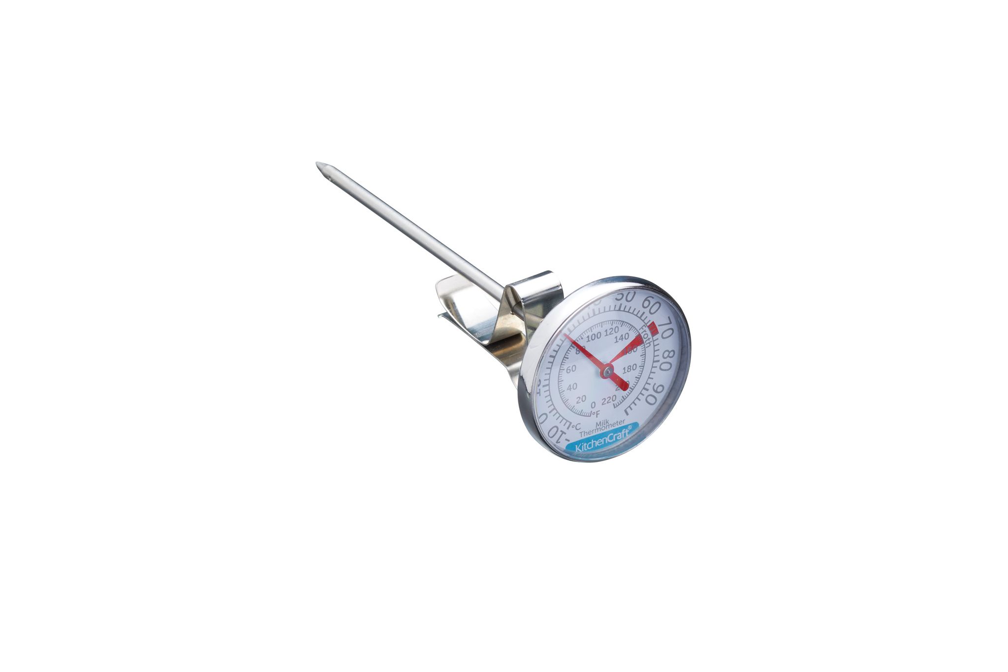 Edelstahl-Thermometer für den Milchschäumer. - Image 2