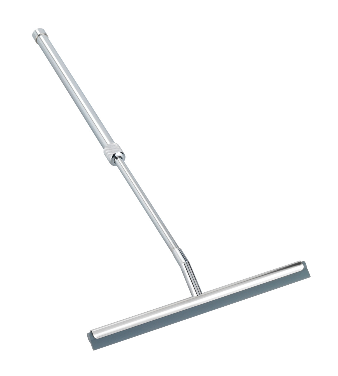 Self Confort - Wenko Teleskop Badezimmerwischer, Duschabzieher, Silber Glänzend, Edelstahl Rostfrei Glänzend, Zinkdruckguss Glänzend - Silber Glänzend