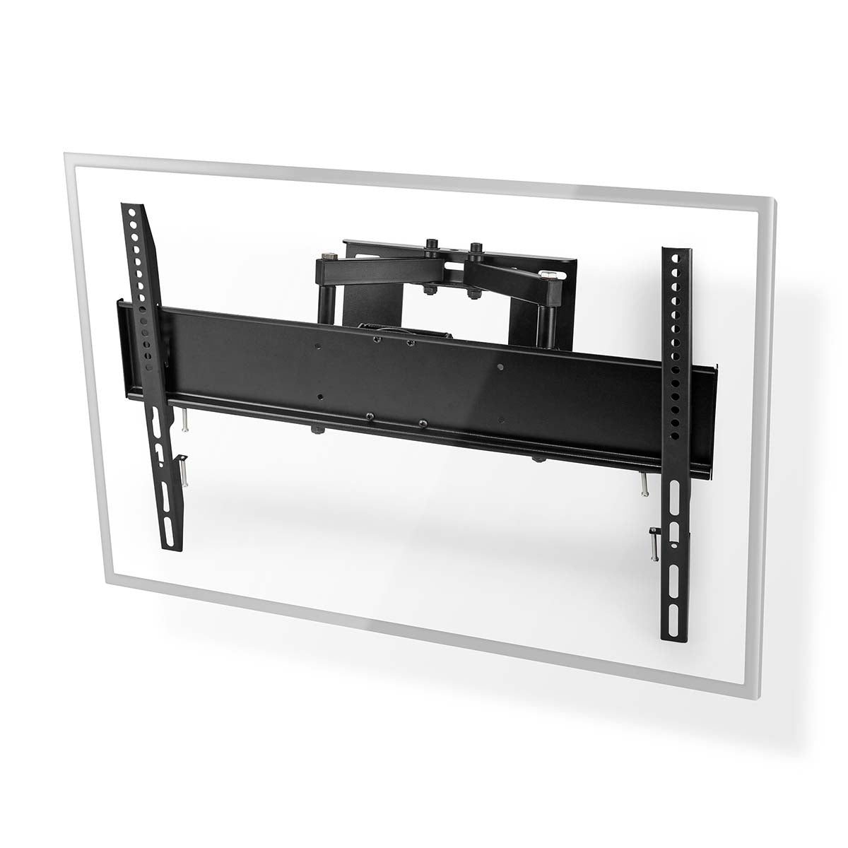 Neigbare Und Schwenkbare Tv Wandhalterung 37 80 Maximales Gewicht Des Bildschirms 35kg Neigbar Drehbar Minimaler Wandabstand 55mm Maximaler Wandabstand 330mm 6 Gelenke Stahl Sc