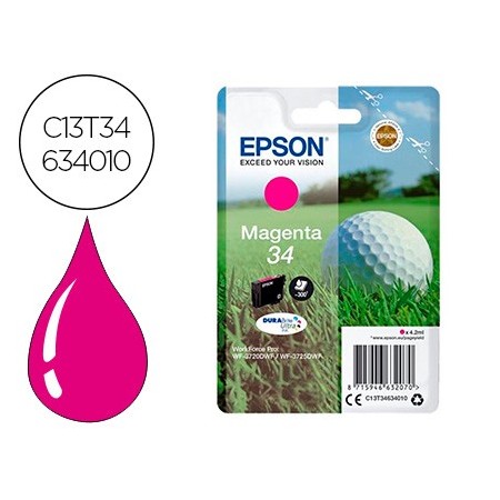 Epson Original 34 / C13t34634010 Druckerpatrone Magenta - Bild 10