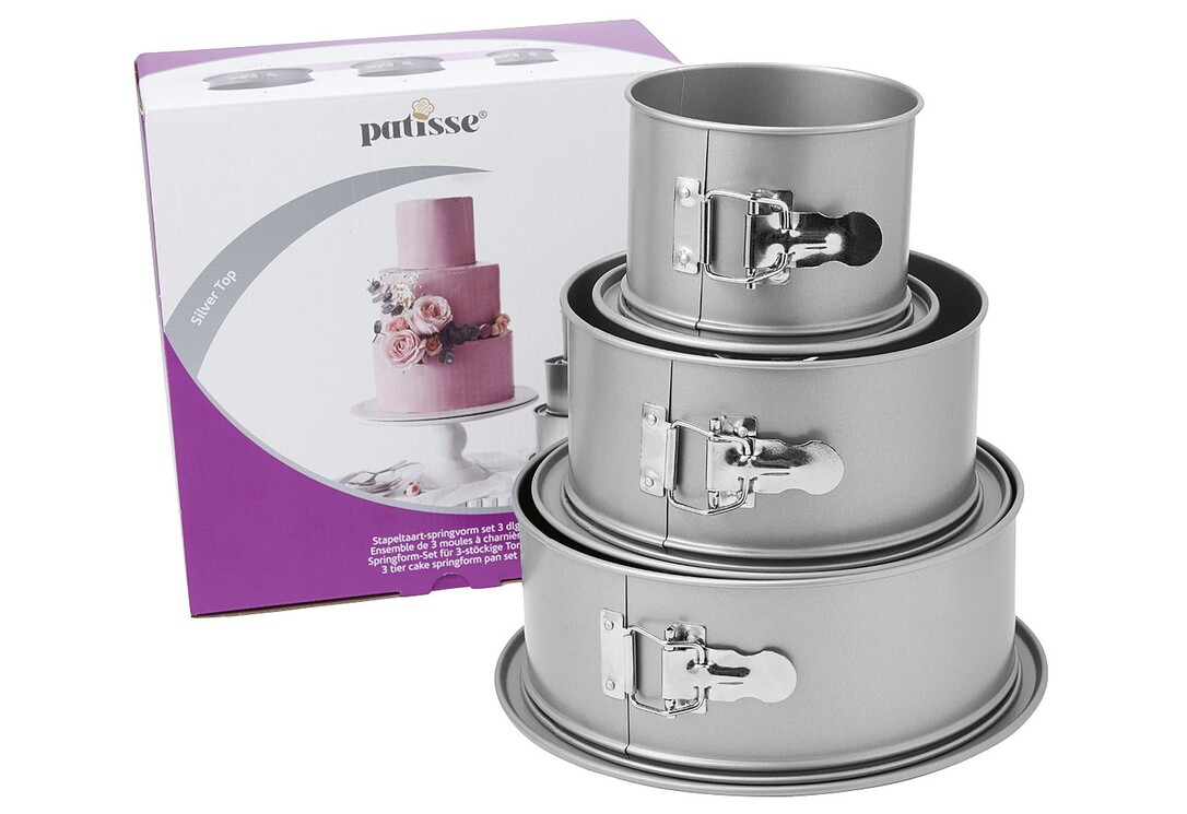 Patisse Grau Springform-Set 3-Teilig